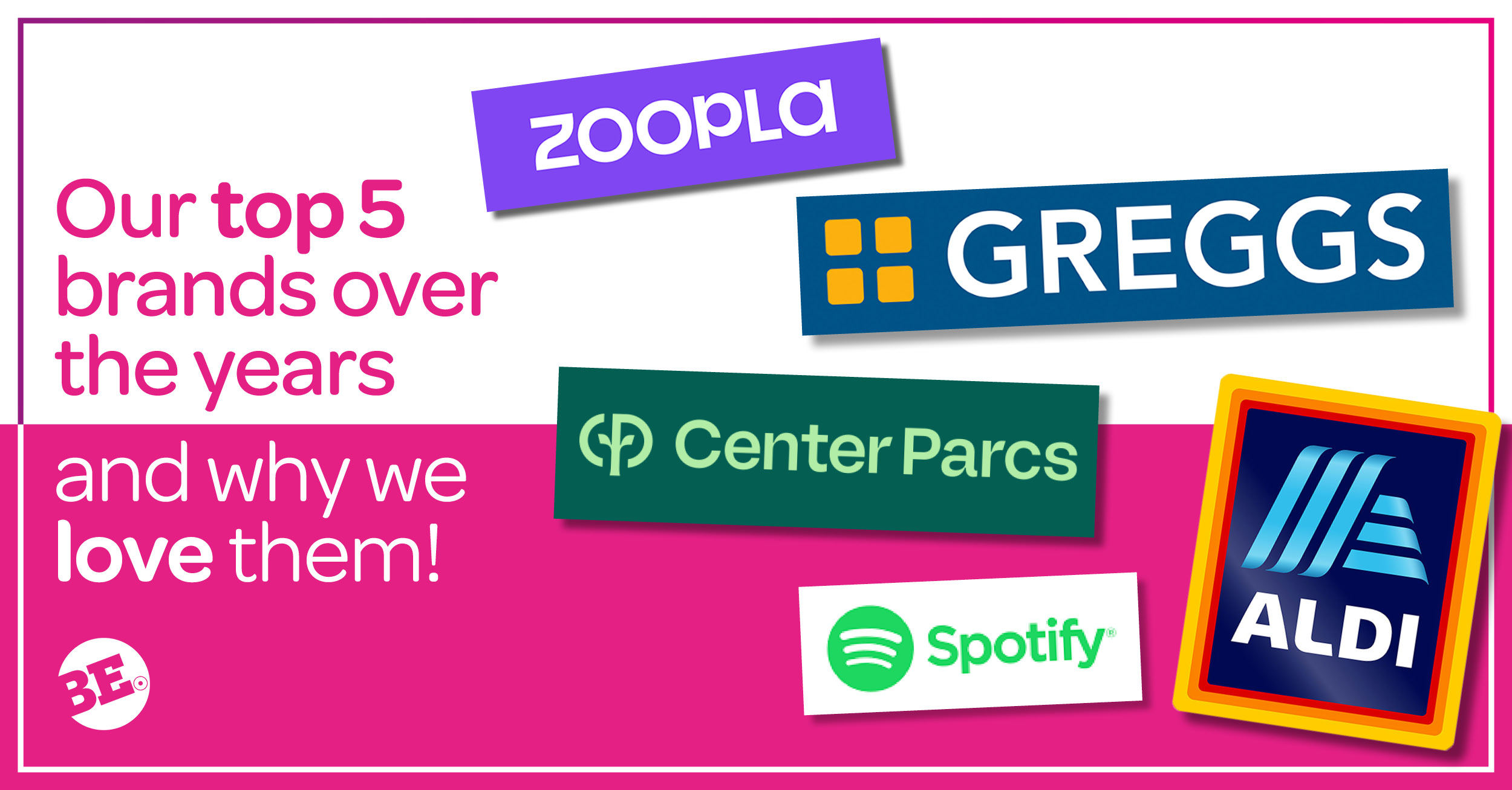Our top 5 brands from over the years and why we love them!